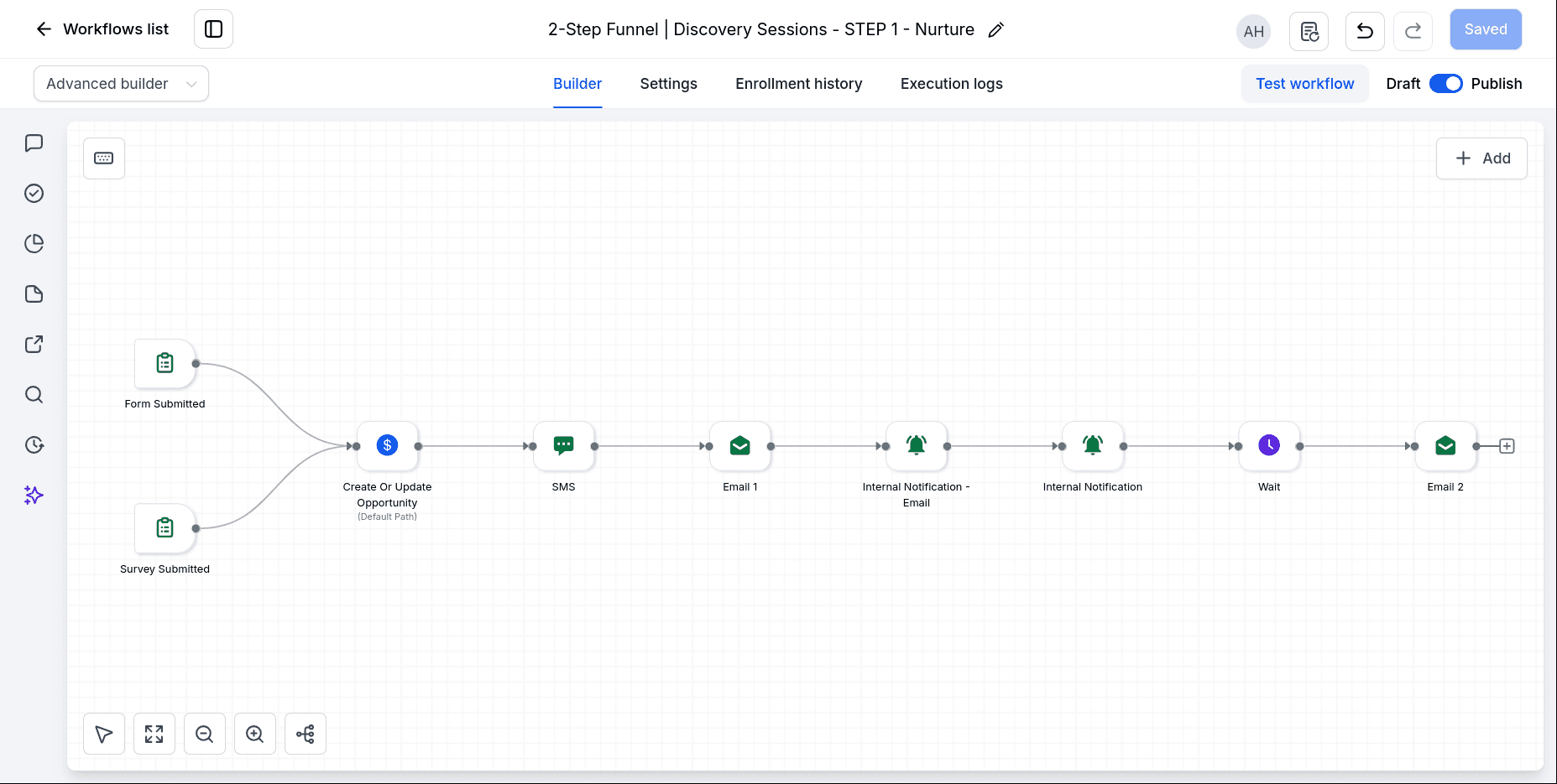 Graywater Plumbing - Multi-Funnel GHL Lead Generation & Routing System - System 1: Multi-Stage Booking & Nurture System Screenshot 2