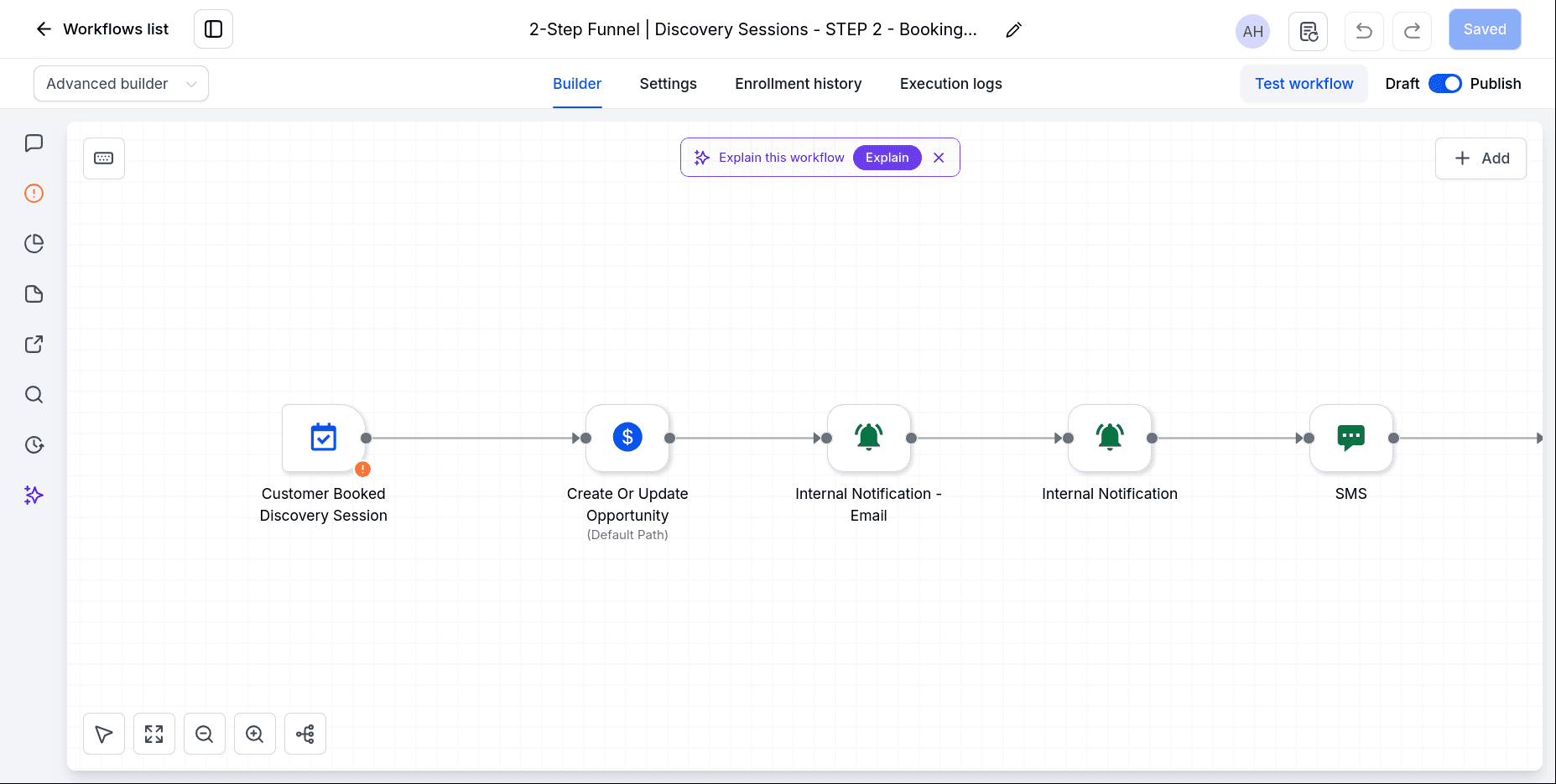 Graywater Plumbing - Multi-Funnel GHL Lead Generation & Routing System - System 1: Multi-Stage Booking & Nurture System Screenshot 3